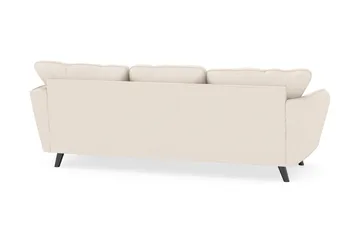 Trend Lyx 3-istuttava Oikeakätinen L-muotoinen Divaanisohva Manchester-kankaalla - Beige - Huonekalut - Sohva - Divaanisohva