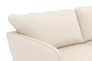 Trend Lyx 3-istuttava Oikeakätinen L-muotoinen Divaanisohva Manchester-kankaalla - Beige - Huonekalut - Sohva - Divaanisohva
