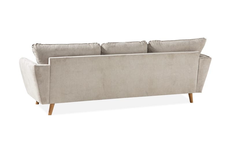 Trend Lyx 3-istuttava Vasenkätinen L-muotoinen Divaanisohva Kankaalla - Beige - Huonekalut - Sohva - Divaanisohva