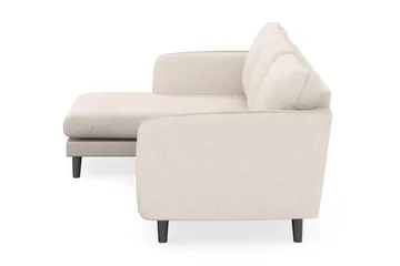 Trend Lyx 3-istuttava Vasenkätinen L-muotoinen Divaanisohva Kankaalla - Beige - Huonekalut - Sohva - Divaanisohva