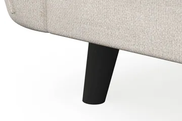 Trend Lyx 3-istuttava Vasenkätinen L-muotoinen Divaanisohva Kankaalla - Beige - Huonekalut - Sohva - Divaanisohva