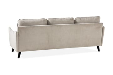 Trend Lyx 3-istuttava Vasenkätinen L-muotoinen Divaanisohva Kankaalla - Beige - Huonekalut - Sohva - Divaanisohva