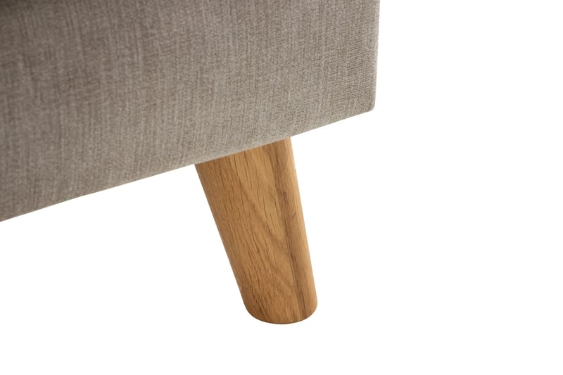 Trend Lyx 3-istuttava Vasenkätinen L-muotoinen Divaanisohva Kankaalla - Beige - Huonekalut - Sohva - Divaanisohva