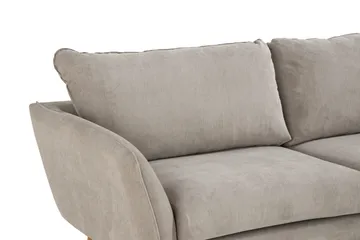 Trend Lyx 4-istuttava Oikeakätinen L-muotoinen Divaanisohva Kankaalla - Beige - Huonekalut - Sohva - Divaanisohva