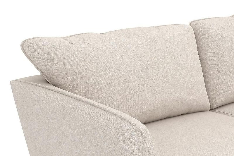 Trend Lyx 4-istuttava Oikeakätinen L-muotoinen Divaanisohva Kankaalla - Beige - Huonekalut - Sohva - Divaanisohva