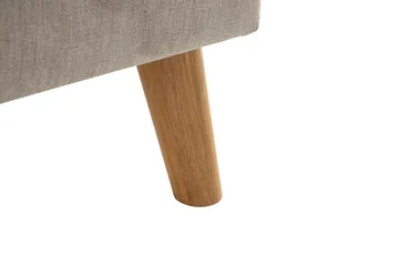 Trend Lyx 4-istuttava Oikeakätinen L-muotoinen Divaanisohva Kankaalla - Beige - Huonekalut - Sohva - Divaanisohva