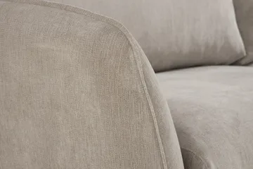 Trend Lyx 4-istuttava Oikeakätinen L-muotoinen Divaanisohva Kankaalla - Beige - Huonekalut - Sohva - Divaanisohva