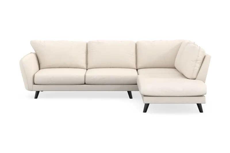 Trend Lyx 4-istuttava Oikeakätinen L-muotoinen Divaanisohva Manchester-kankaalla, Beige