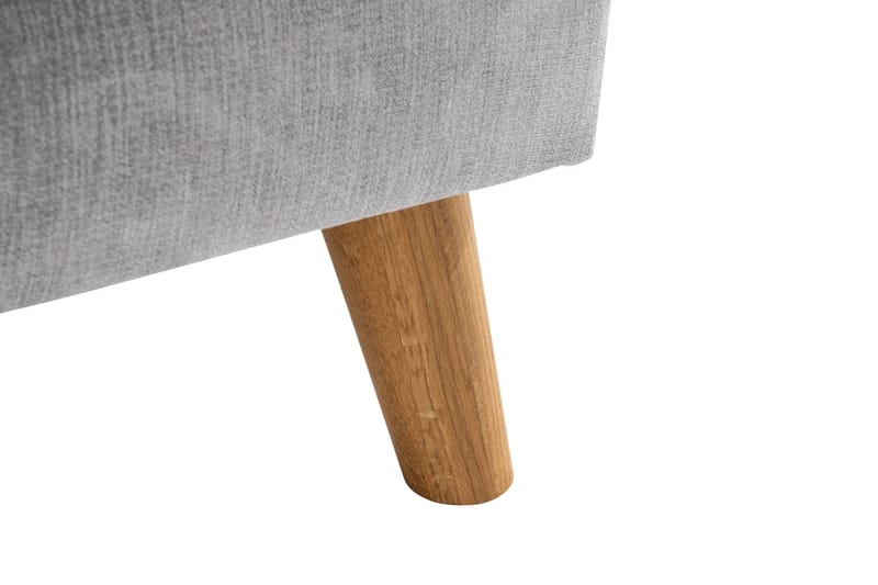 Trend Lyx 4-istuttava Oikeakätinen U-muotoinen Sohva Divaanilla ja Divaanituolilla Kankaalla - Vaaleanharmaa - Huonekalut - Sohva - U-Sohva