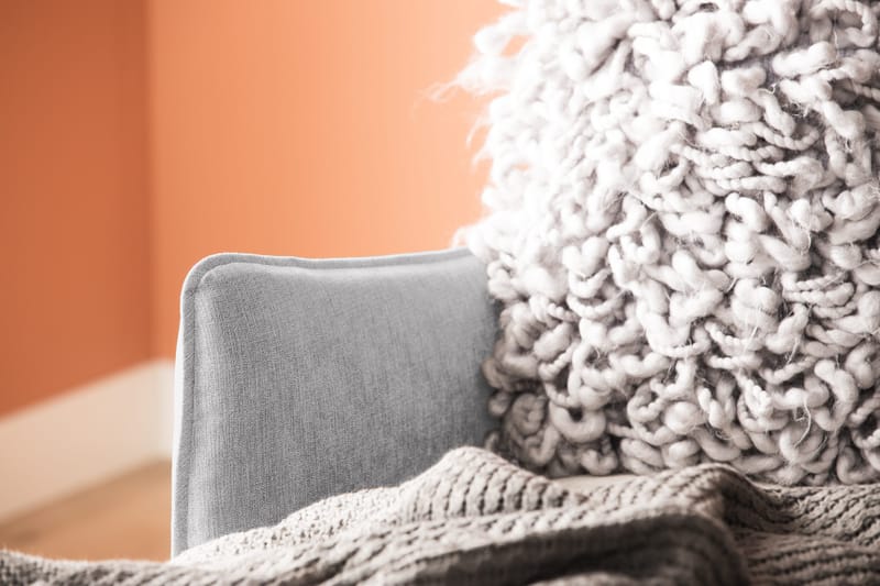 Trend Lyx 4-istuttava Oikeakätinen U-muotoinen Sohva Divaanilla ja Divaanituolilla Kankaalla - Vaaleanharmaa - Huonekalut - Sohva - U-Sohva