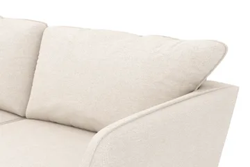 Trend Lyx 4-istuttava Vasenkätinen L-muotoinen Divaanisohva Kankaalla - Beige - Huonekalut - Sohva - Divaanisohva
