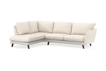 Trend Lyx 4-istuttava Vasenkätinen L-muotoinen Divaanisohva Manchester-kankaalla - Beige - Huonekalut - Sohva - Divaanisohva