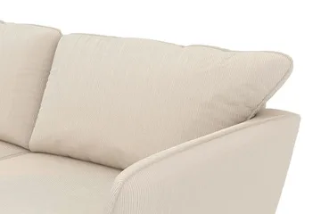 Trend Lyx 4-istuttava Vasenkätinen L-muotoinen Divaanisohva Manchester-kankaalla - Beige - Huonekalut - Sohva - Divaanisohva