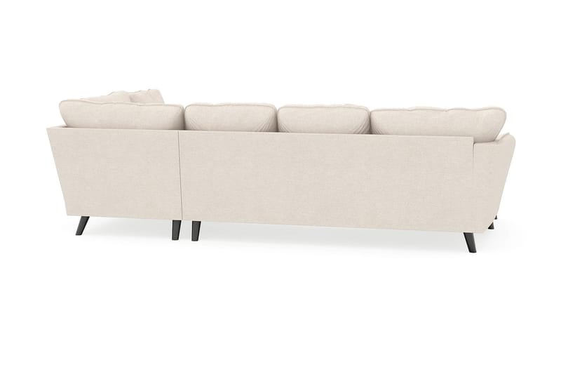 Trend Lyx 4-istuttava Vasenkätinen U-muotoinen Sohva Divaanilla ja Divaanituolilla Kankaalla - Beige - Huonekalut - Sohva - Divaanisohva