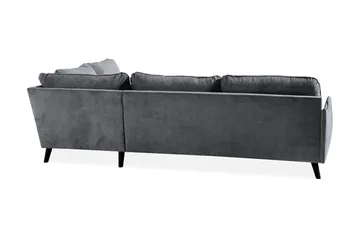 Trend Lyx Leposohva Oikea - Tummanharmaa - Huonekalut - Sohva - Divaanisohva