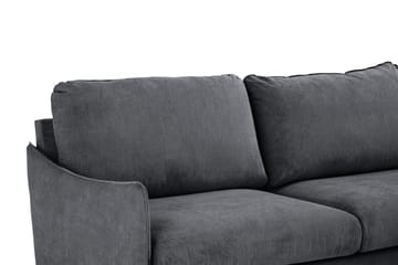 Trend Lyx Leposohva Oikea - Tummanharmaa/Tammi - Huonekalut - Sohva - Divaanisohva