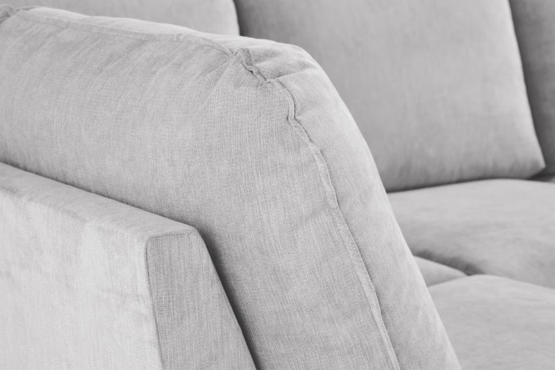 Trend Lyx U-sohva divaanilla Vasen - Vaaleanharmaa - Huonekalut - Sohva - Divaanisohva