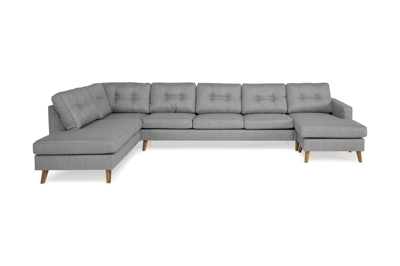 U-Sohva Miller Large divaanilla Oikea - Harmaa - Huonekalut - Sohva - Divaanisohva