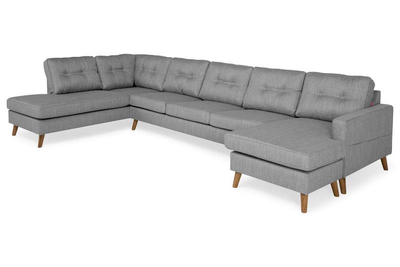 U-Sohva Miller Large divaanilla Oikea - Harmaa - Huonekalut - Sohva - Divaanisohva