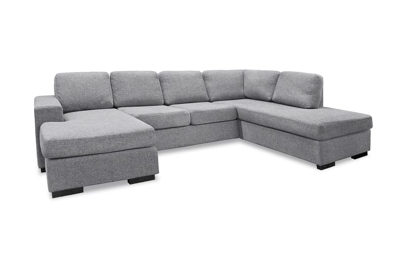 U-Sohva Rodrigo divaanilla Vasen, Vaaleanharmaa