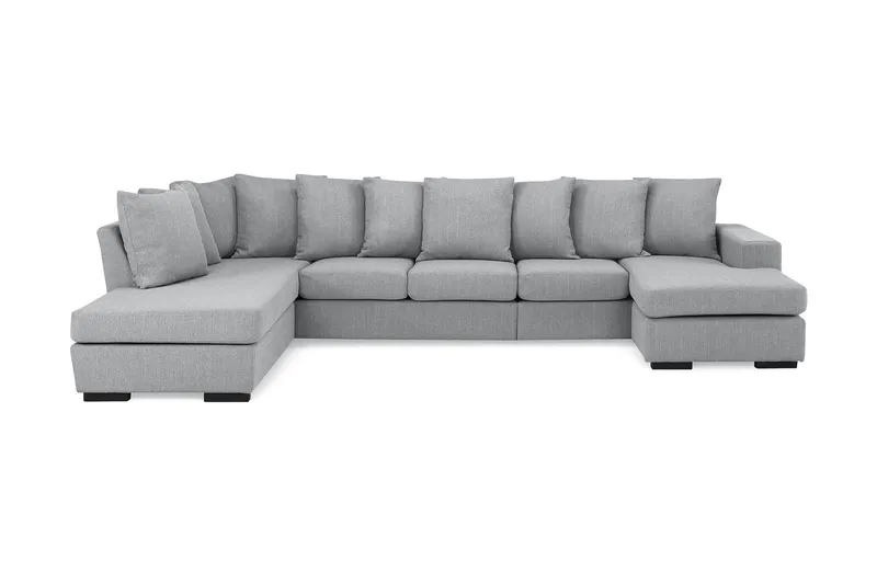 U-Sohva Rodrigo Vasen Heittotyynyt, Vaaleanharmaa