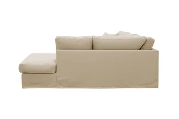 Valencia erittäin syvä 4-istuttava sohva, jossa on oikeanpuoleinen divaani - Beige - Huonekalut - Sohva - Divaanisohva