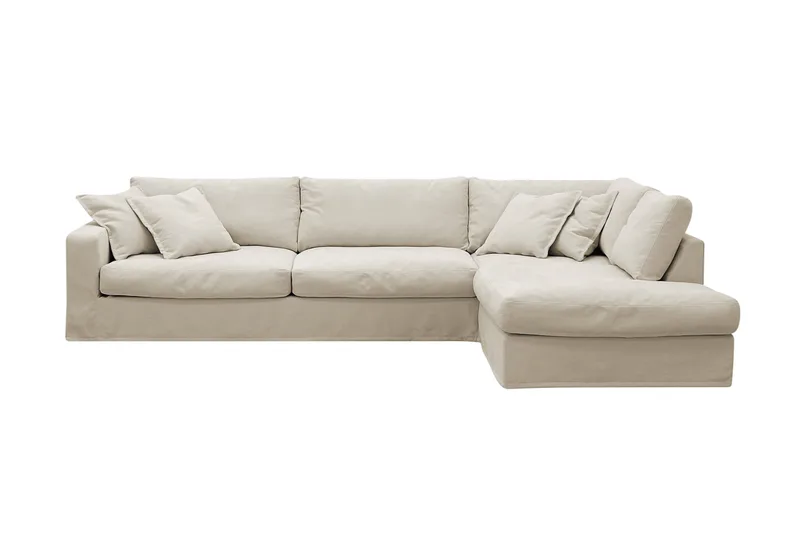 Valencia Extra Syvä 4-istuttava sohva divaanilla, oikea, Beige