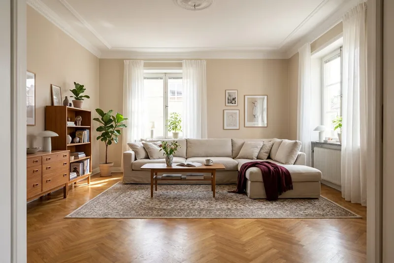 Valencia Extra Syvä 4-istuttava sohva divaanilla, oikea - Beige - Huonekalut - Sohva - Divaanisohva