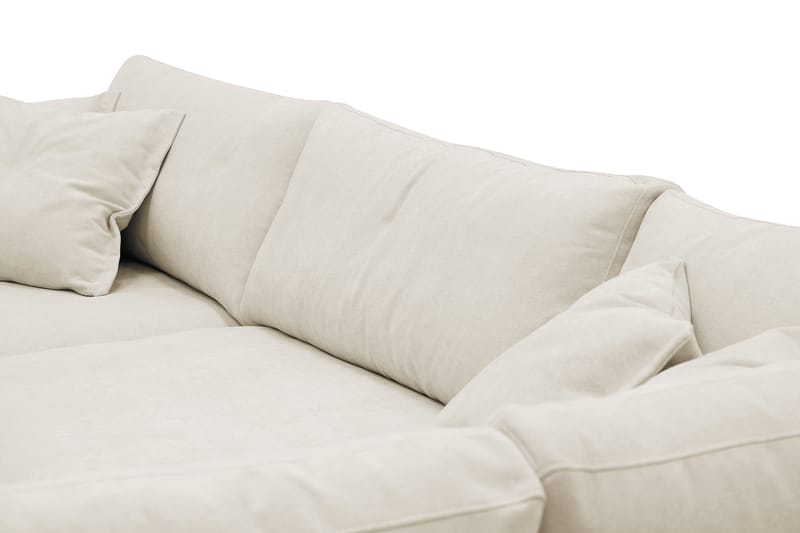 Valencia Extra Syvä 4-istuttava sohva divaanilla, oikea - Beige - Huonekalut - Sohva - Divaanisohva