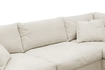 Valencia Extra Syvä 4-istuttava sohva divaanilla, oikea - Beige - Huonekalut - Sohva - Divaanisohva
