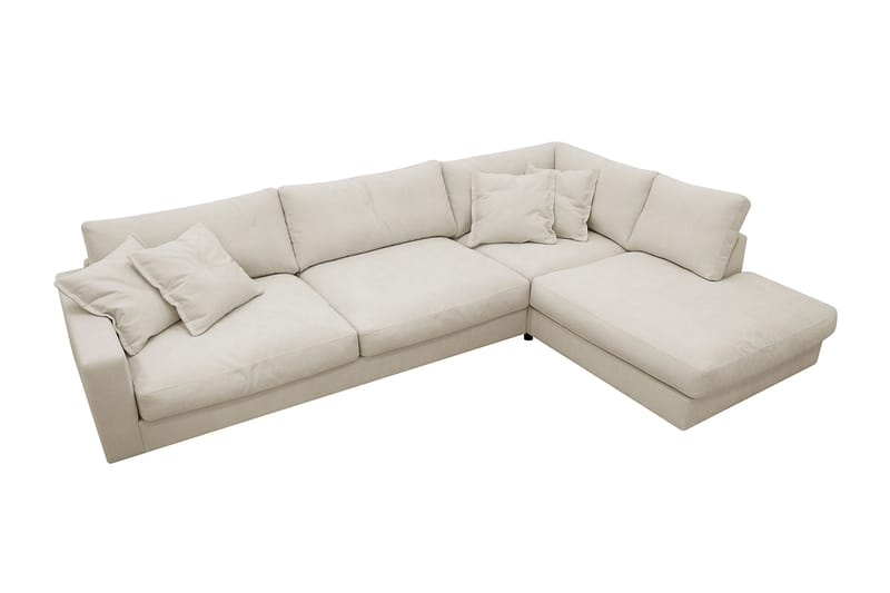 Valencia Extra Syvä 4-istuttava sohva divaanilla, oikea - Beige - Huonekalut - Sohva - Divaanisohva