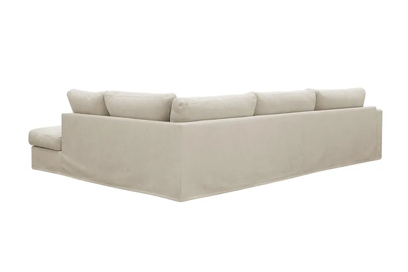Valencia Extra Syvä 4-istuttava sohva divaanilla, oikea - Beige - Huonekalut - Sohva - Divaanisohva