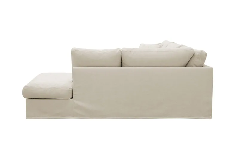 Valencia Extra Syvä 4-istuttava sohva divaanilla, oikea - Beige - Huonekalut - Sohva - Divaanisohva