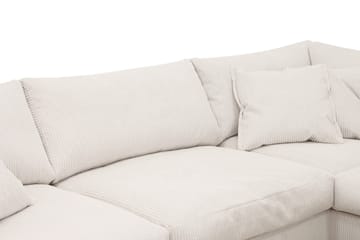 Valencia Extra Syvä 4-istuttava sohva divaanilla, oikea - Offwhite - Huonekalut - Sohva - Divaanisohva
