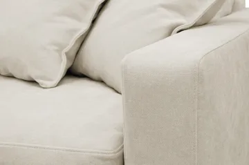 Valencia Extra Syvä 4-istuttava sohva divaanilla, vasen - Beige - Huonekalut - Sohva - Divaanisohva
