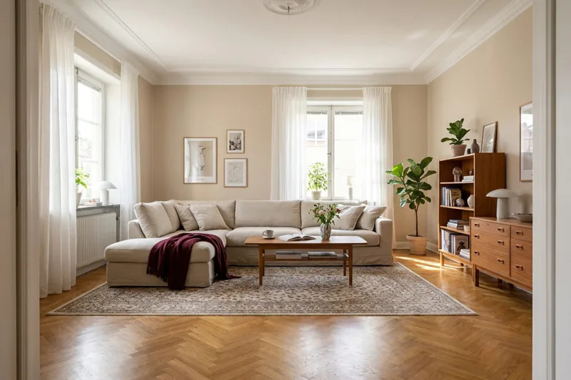 Valencia Extra Syvä 4-istuttava sohva divaanilla, vasen - Beige - Huonekalut - Sohva - Divaanisohva