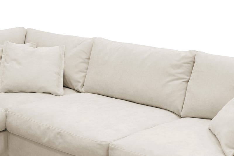 Valencia Extra Syvä 4-istuttava sohva divaanilla, vasen - Beige - Huonekalut - Sohva - Divaanisohva