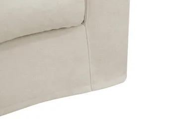 Valencia Extra Syvä 4-istuttava sohva divaanilla, vasen - Beige - Huonekalut - Sohva - Divaanisohva