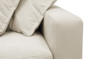 Valencia Extra Syvä 4-istuttava sohva divaanilla, vasen - Beige - Huonekalut - Sohva - Divaanisohva