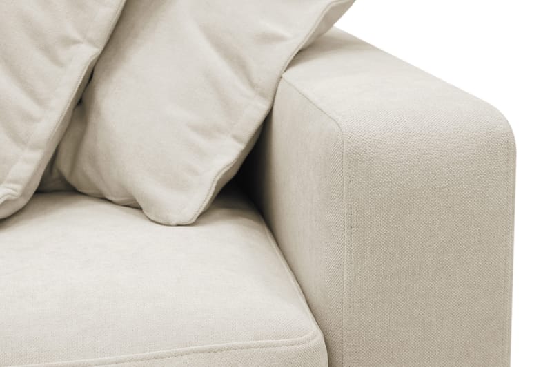 Valencia Extra Syvä 4-istuttava sohva divaanilla, vasen - Beige - Huonekalut - Sohva - Divaanisohva