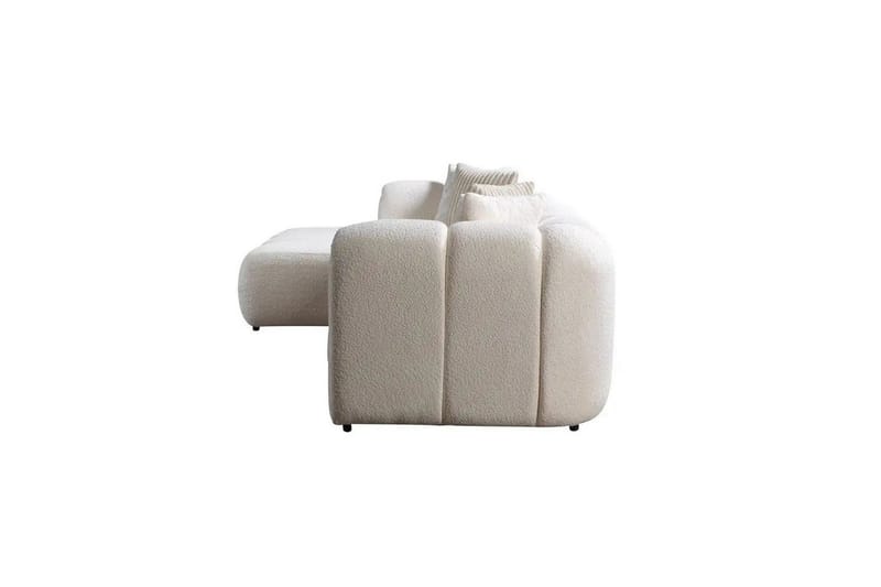 Varrel Sohva divaanilla 3-istuttava - Valkoinen - Huonekalut - Sohva - Divaanisohva - 3 istuttava sohva divaanilla