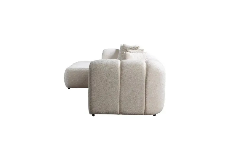 Varrel Sohva divaanilla 3-istuttava - Valkoinen - Huonekalut - Sohva - Divaanisohva - 3 istuttava sohva divaanilla