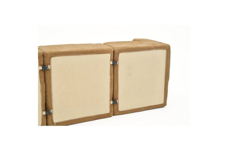 Veyno Sohva med Divan 3-sits - Ruskea - Huonekalut - Sohva - Divaanisohva - 3 istuttava sohva divaanilla