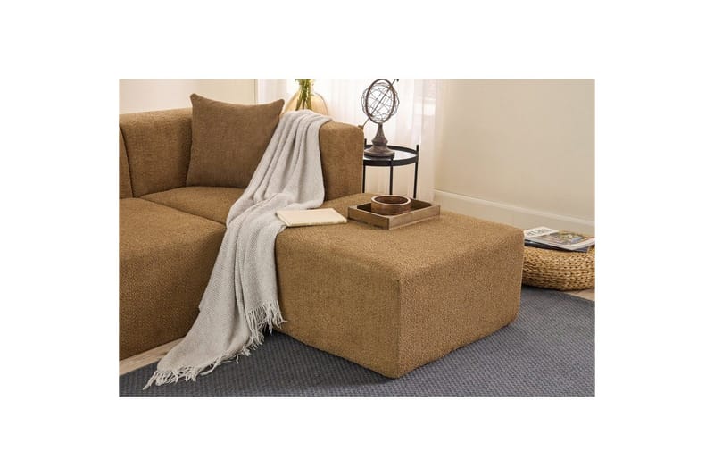 Veyno Sohva med Divan 3-sits - Ruskea - Huonekalut - Sohva - Divaanisohva - 3 istuttava sohva divaanilla