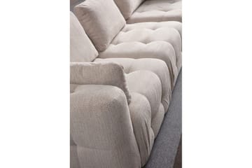 Yvara Sohva med Divan 2-sits - Beige - Huonekalut - Sohva - Moduulisohva - Moduulisohvakokonaisuus