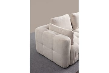 Yvara Sohva med Divan 2-sits - Beige - Huonekalut - Sohva - Moduulisohva - Moduulisohvakokonaisuus