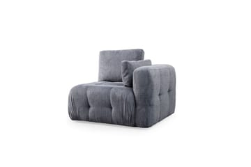 Yvara Sohva med Divan 2-sits - Harmaa - Huonekalut - Sohva - Moduulisohva - Moduulisohvakokonaisuus