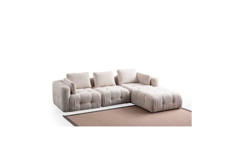 Yvara Sohva med Divan 4-sits, Beige