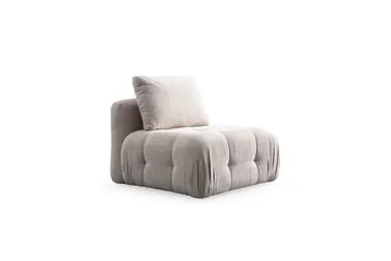 Yvara Sohva med Divan 4-sits - Beige - Huonekalut - Sohva - Moduulisohva - Moduulisohvakokonaisuus