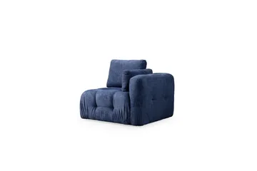 Yvara Sohva med Divan 4-sits - Sininen - Huonekalut - Sohva - Moduulisohva - Moduulisohvakokonaisuus